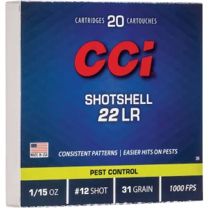 CCI Shotshell 22LR Ammo 31 Grain Lead Shot - Fast Ship