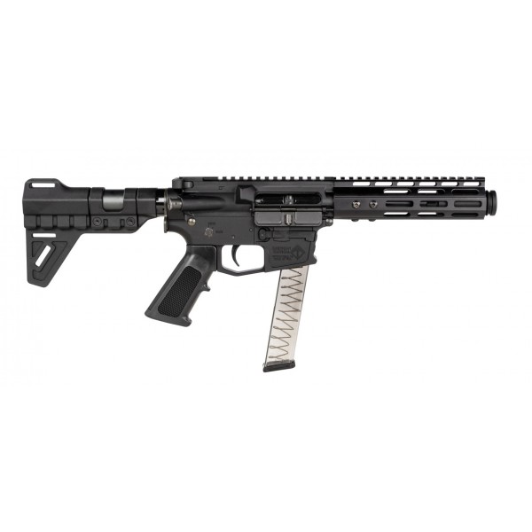 Real ATI MiIsport 9mm AR15 Pistol 5.5″ Barrel W/ FlashCan MLOK Forend & Blade Brace ATIG15MSP9ML7 (Copy)