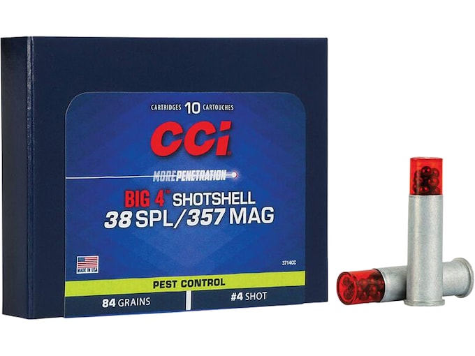 Order CCI Big 4 Shotshell 38 Special Ammo 84 Grain Lead Shot 200 rounds Online