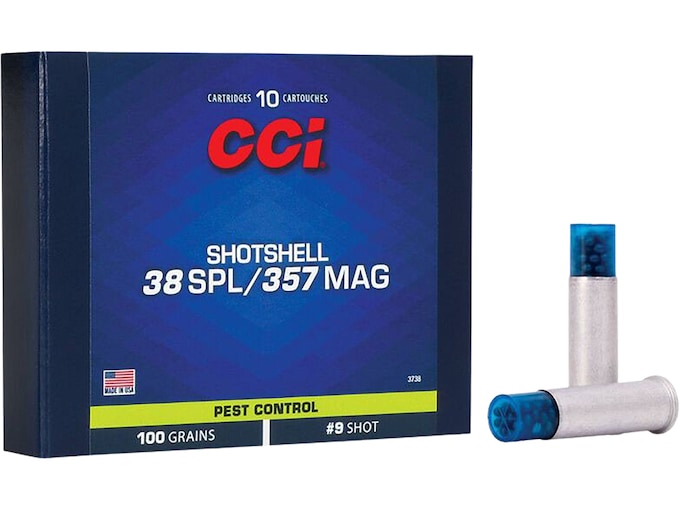 New CCI Shotshell 38 Special Ammo 100 Grain Lead Shot 200 rounds