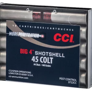 CCI Big 4 Shotshell 45 Colt (Long Colt) Ammo 140 Grain Lead Shot 200 rounds Direct